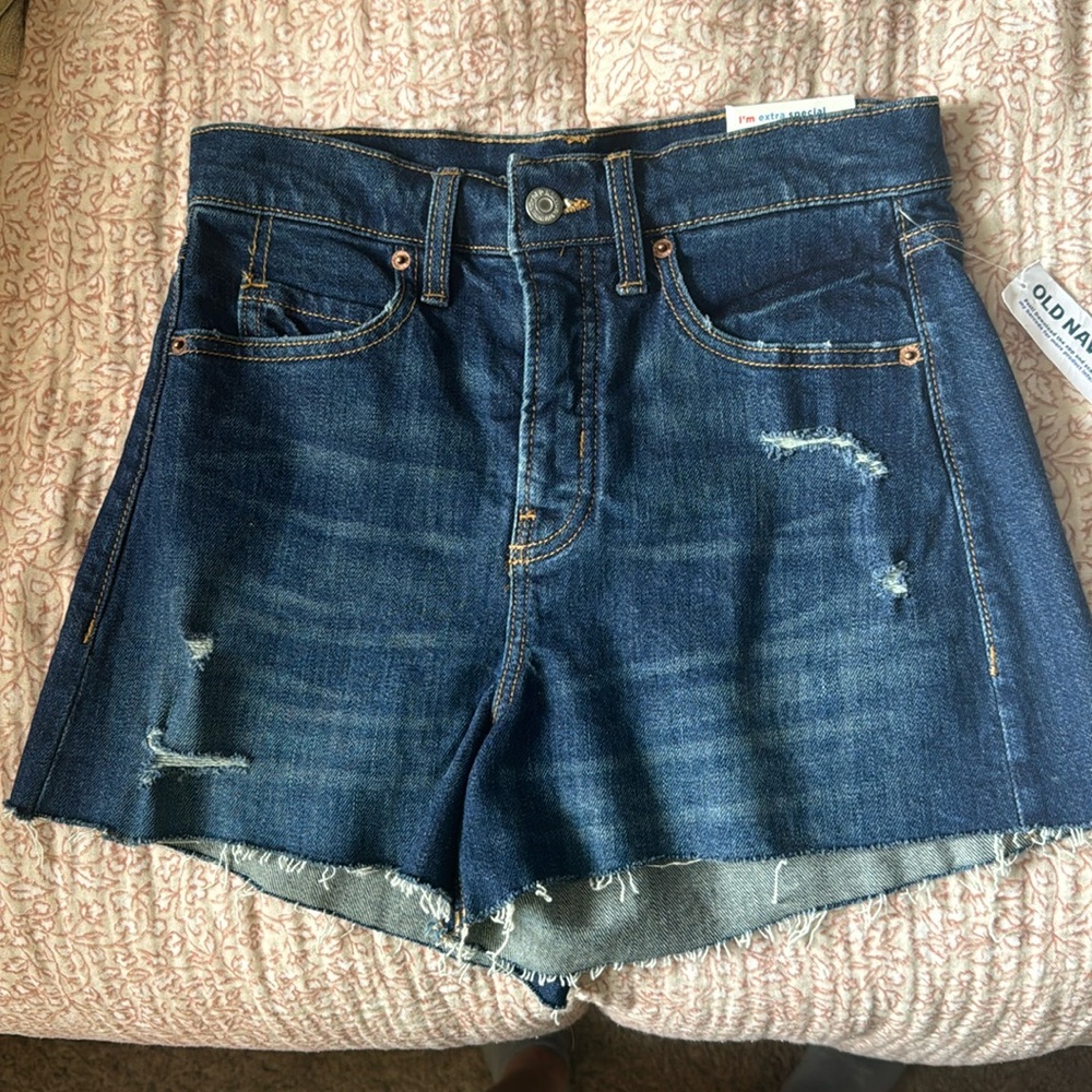NWT High Rise Old Navy Jean Shorts